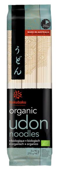 ORGANIC UDON NOODLES 270G HAKUBAKU